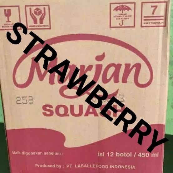 

Sirup Marjan Squash Strawberry Isi 12Pcs x 450ml