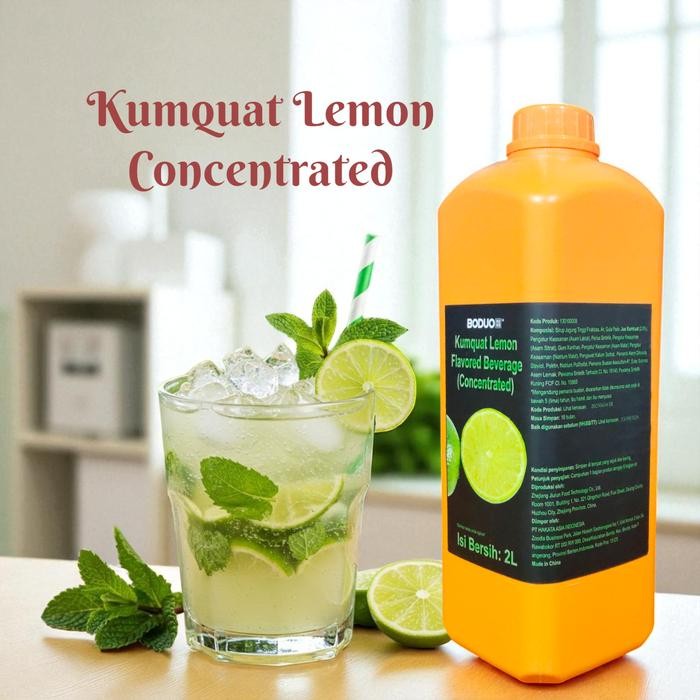 

Boduo Kumquat Lemon Flavored Beverage Concentrated Sirup 2 liter
