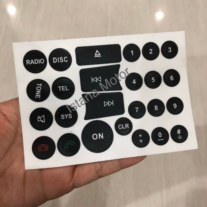 Sticker Stiker Audio Mercedes W204