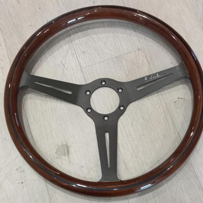 Murah Stir/Setir Mobil Kayu Klasik Replika Nardi 14Inch Universal