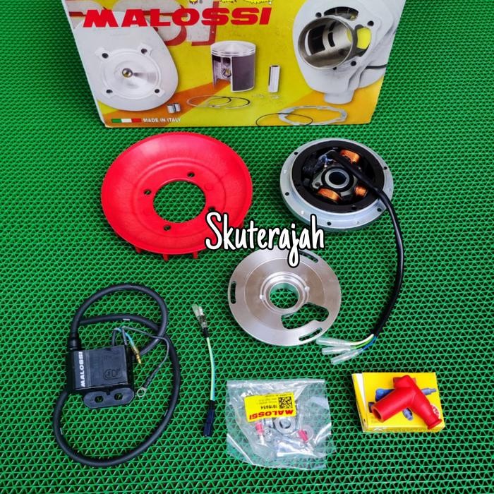 PENGAPIAN SET MALOSSI VESPOWER UNTUK LARGEFRAME VESPA PX EXCEL SPRINT