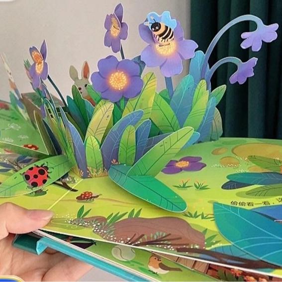 Kidnedu Buku Pop Up 3D / Buku Cerita Pop Up