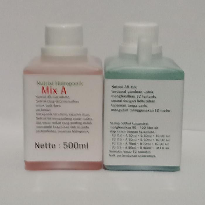 PUPUK NUTRISI AB-MIX PEKATAN ISI 1000ML / AB-MIX SAYURAN DAUN DAN BUAH