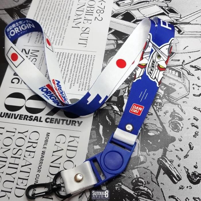 

ASLI LANYARD TALI ID CARD GUNDAM RX-78 READY STOCK