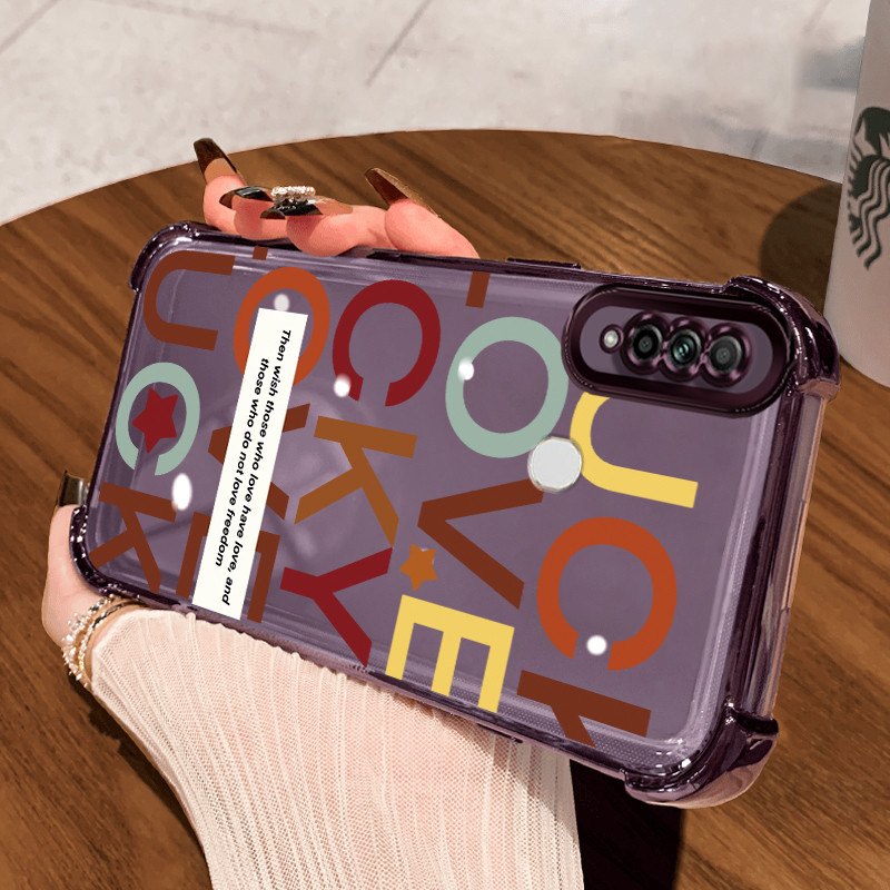 Casing Hp untuk OPPO A31 2020 A8 Case Casing Senyum Rainbow pola Silikon Softcase HP Kesing empat su