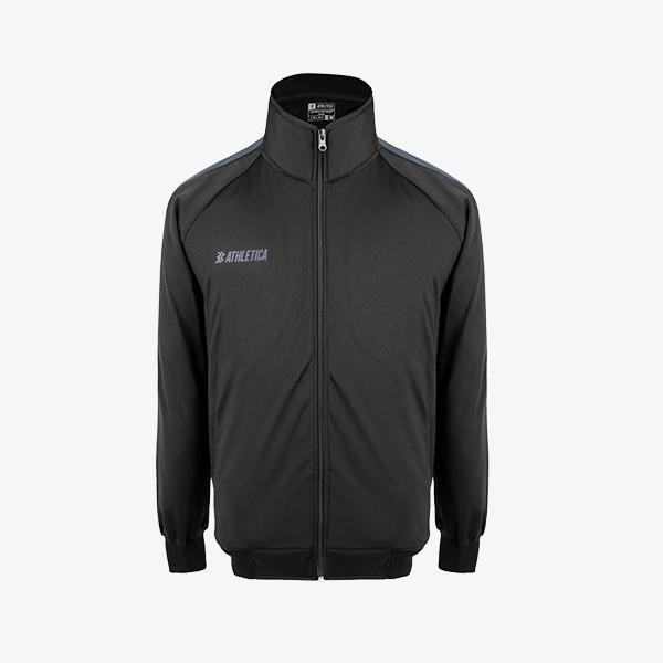 Athletica Official - Levin Tracktop Black Grey Tracktop Jacket Pria