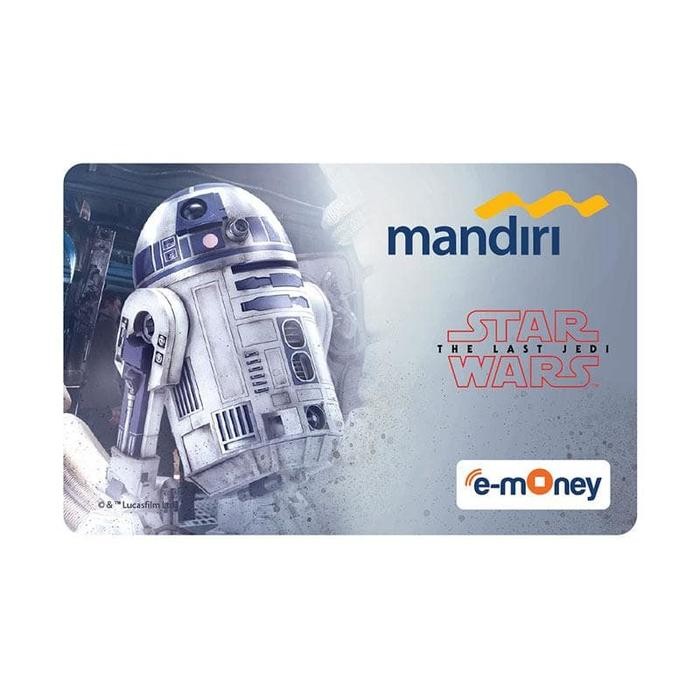 NEW Mandiri E-Money Star Wars: The Last Jedi Edition - Robots