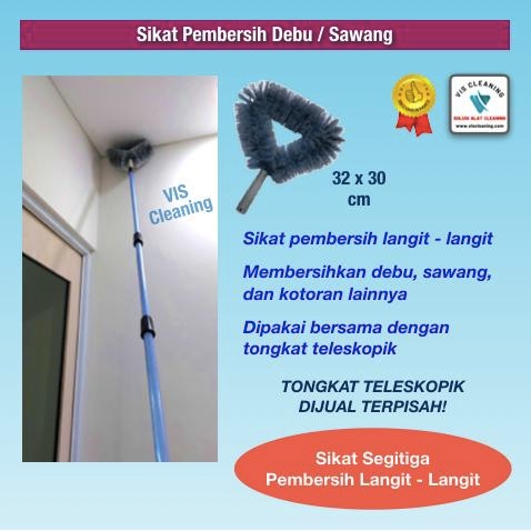 Sikat Segitiga Pembersih Langit-Langit / Sawang