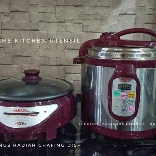 Panci Presto Hamada 6 L, Presto Listrik, Pressure Cooker