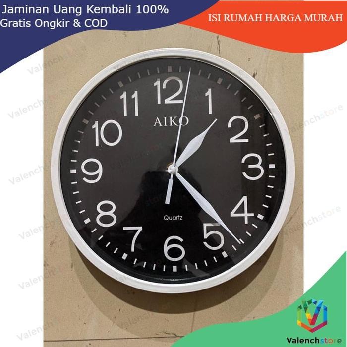 (Ryl) - Jam Dinding Aiko / Jam Dinding Murah / Jam Dinding Diameter 23Cm
