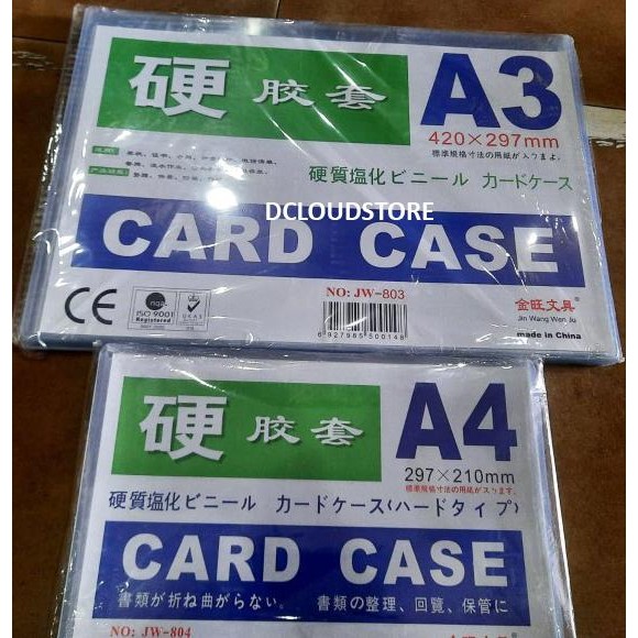 

Case Transparan A3 Tempat Kertas Menu Sertifikat Plastik Mika Tebal