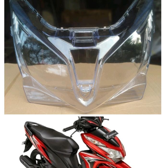 KACA MIKA LAMPU REFLEKTOR DEPAN VARIO 125 OLD 2013