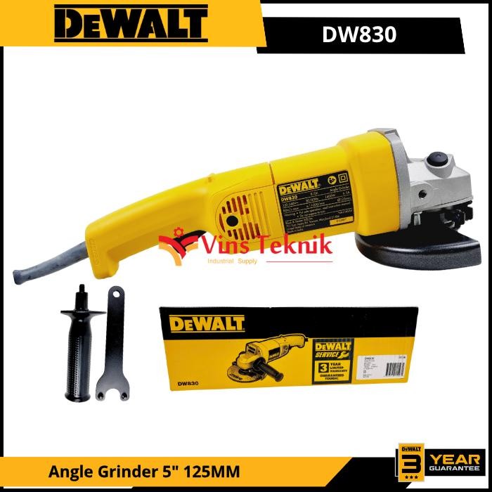 DEWALT DW830 Mesin Gerinda Listrik Angle Grinder 5" 125MM DW 830