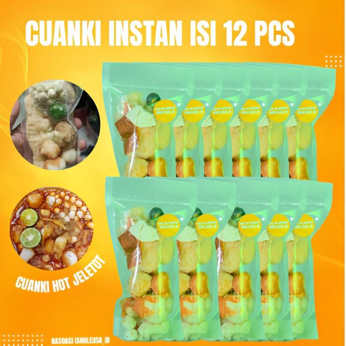 

PAKET CUANKIE INSTAN 12 PCS HEMAT MAKANAN INSTAN Seblak