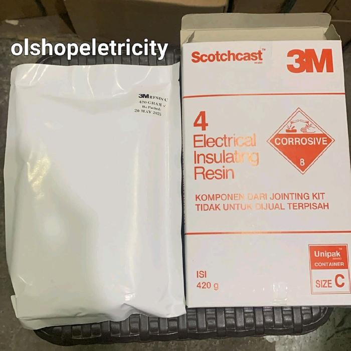 

Insulating Resin scotchcast 3M 420 gram(pengecoran sambungan kabel )tahun 2025