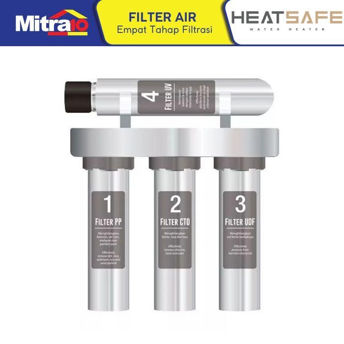 FLUID FILTER AIR STAINLESS EMPAT TAHAP FILTRASI