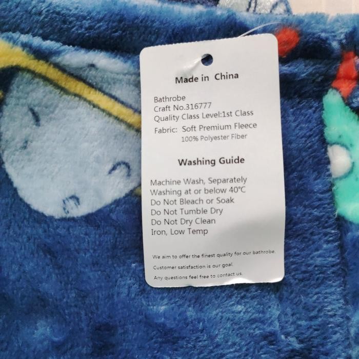 Handuk Kimono Berenang Anak Laki-Laki / Handuk Mandi Anak Laki-Laki