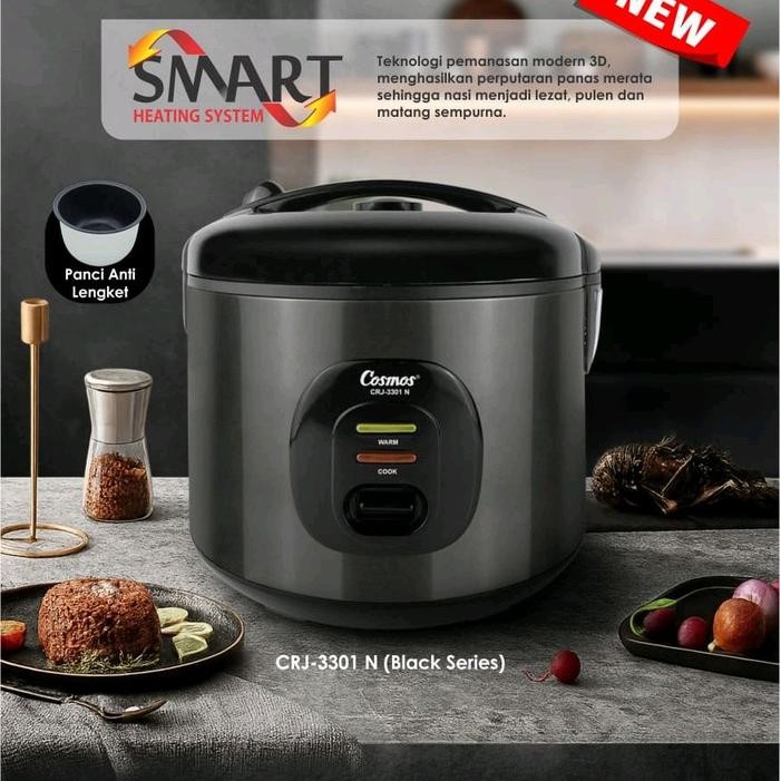 Com Cosmos Crj-3301 Rice Cooker Crj 3301 1,8 Liter Crj3301