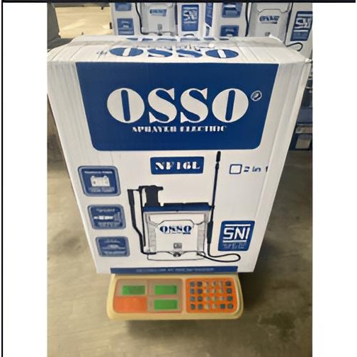 Sprayer Elektrik OSSO 16 Liter 9Ah Tangki Sprayer Hama Semprot Hama Otomatis (TERBAIK) (TERBARU)