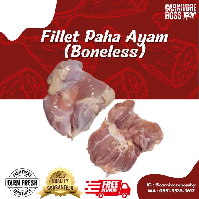 

(Allthebest) PAHA AYAM FILLET SUPER FRESH 1 KG/BONELESS CHICKEN LEGS