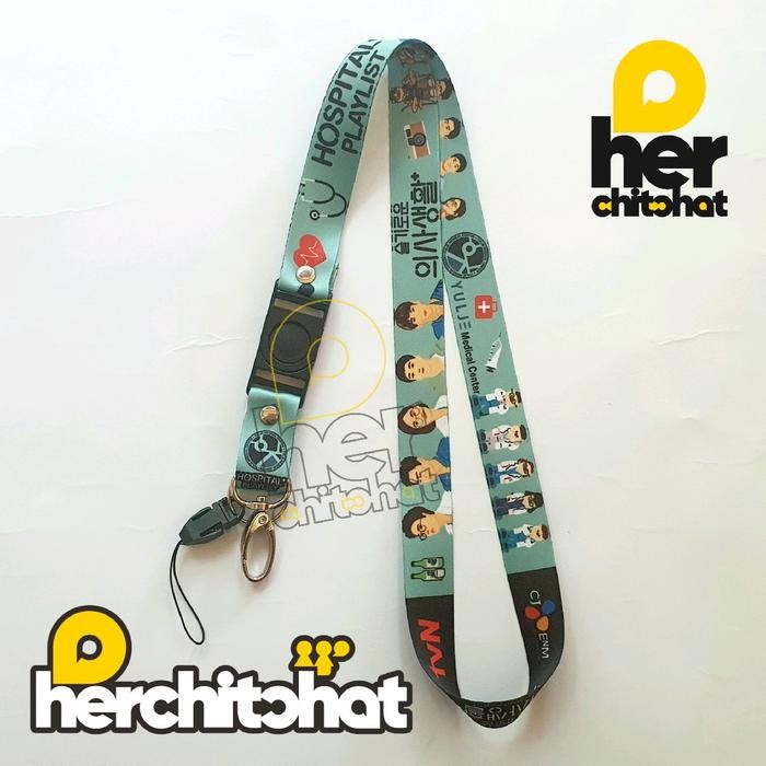 ORIGINAL Lanyard FanArt Drakor HOSPITAL PLAYLIST - Strap Tali ID Card READY STOCK