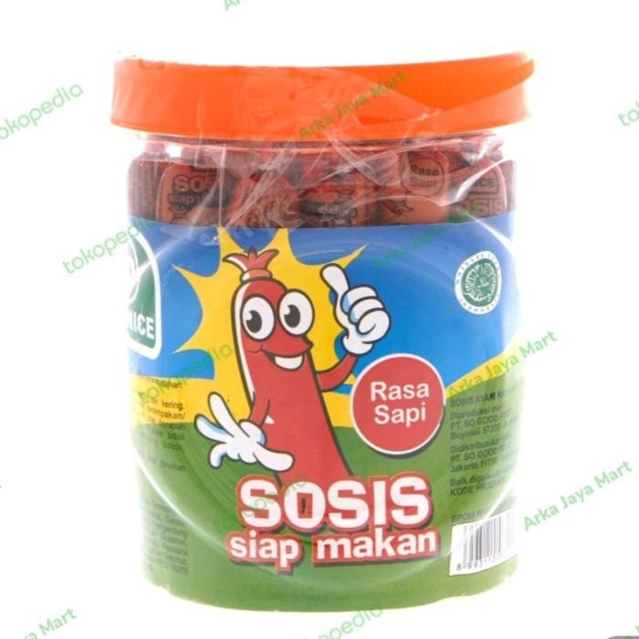 

(Allthebest) SO NICE Sosis Siap Makan Sapi 480 g toples