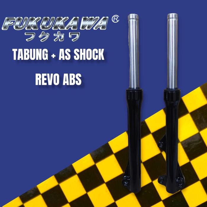 AS SHOCK DEPAN + TABUNG REVO ABSOLUTE FUKUKAWA OEM JAPAN SET KOMPLIT