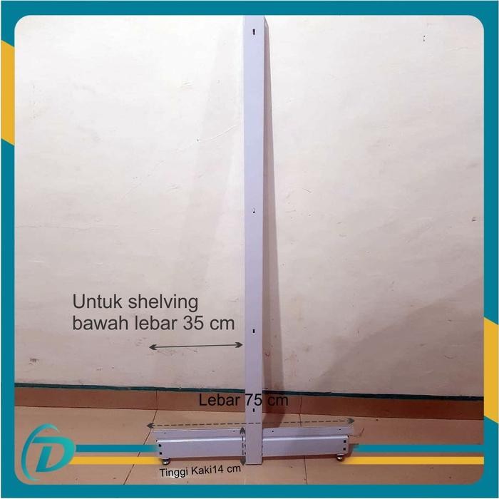 Tiang Rak Gondola - Tiang Rak Minimarket - Tiang Rak Toko Lubang Kecil