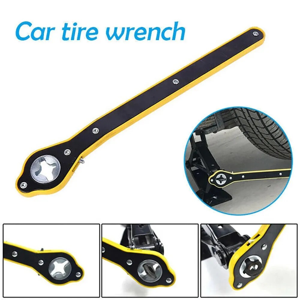Auto Labor Saving Jack Ratchet Wrench Tire Jack Removal Wrench Cross Jack Labor Saving Wrench Jack R
