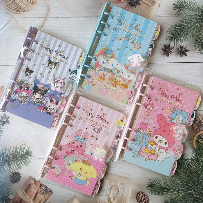 

ZUMOO SANRIO GIRL BINDER PVC PLANNER A6 FULL COLOR REFILLABLE KODE 363