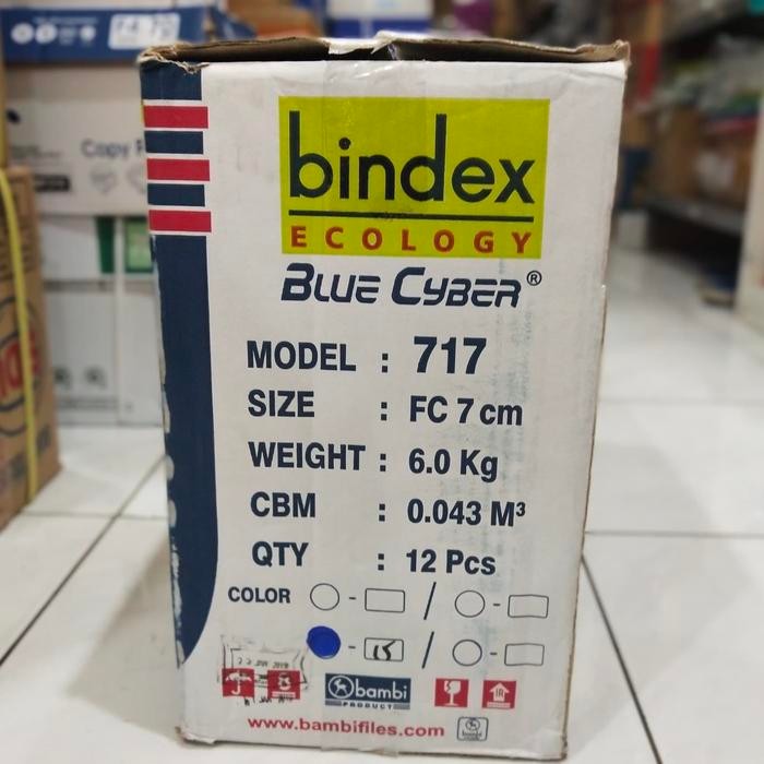

ORDNER FOLIO BINDEX 717 BIRU (1DUS) KODE 917