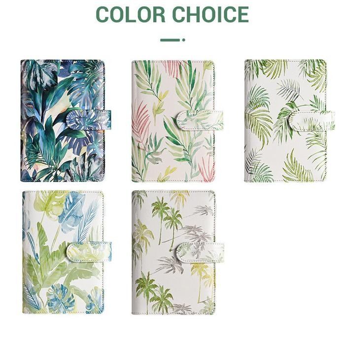 

BINDER KULIT MOTIF DAUN A6 6 LUBANG BINDER JURNAL TABUNGAN ORGANIZER UANG BUDGETING KEUANGAN KODE 91