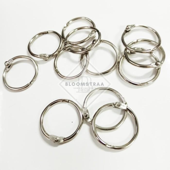 

GROSIR RING BUKA TUTUP 2,5CM BINDER RING 25MM BINDER RING NIKEL 2,5 CM KODE 596