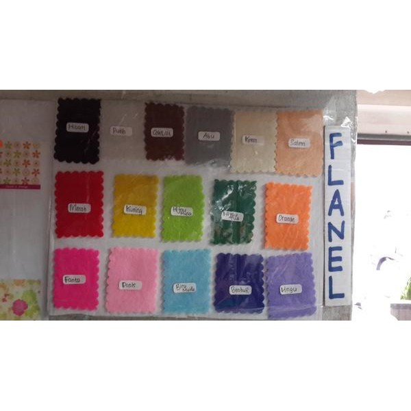 

PAKET KAIN FLANEL / FELT DOUBLE D (TAIWAN) - JUAL PER METER KODE 1289