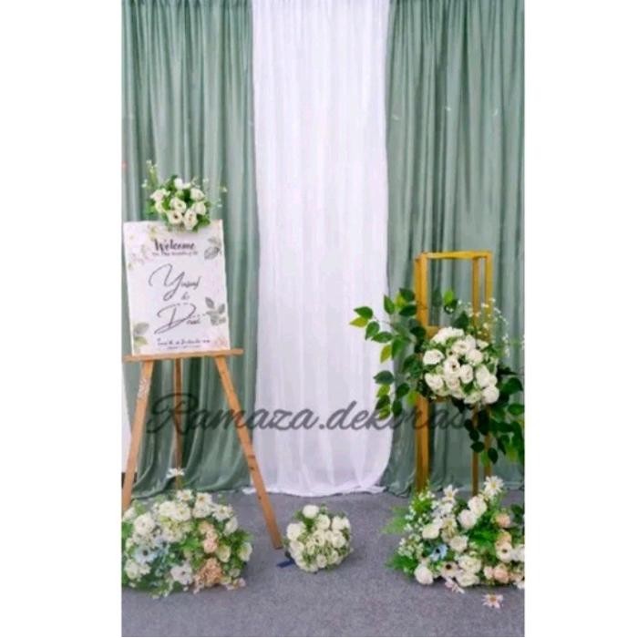 

KAIN BACKDROP JAHIT/ KAIN DEKORASI HABUTEI/ KAIN DEKORASI KODE 405