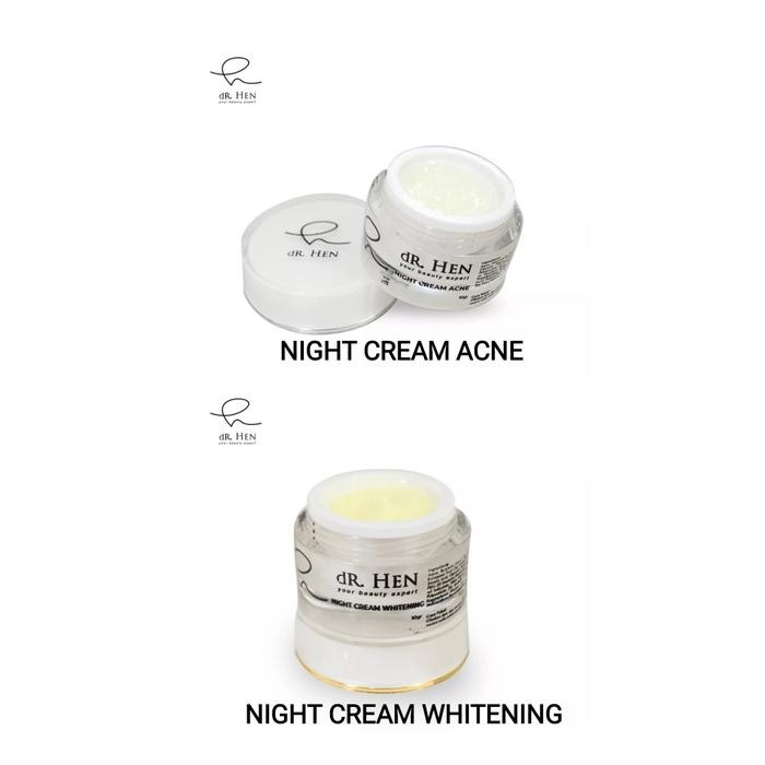 dR Hen - NIGHT CREAM ACNE / WHITENING by Dr. Richard Lee Klinik Athena