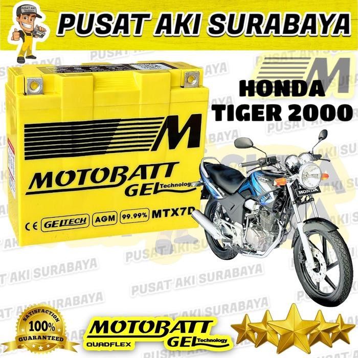 Langsung Kirim  BATTERY AKI MOTOBATT MTX7D 7 AMPER 12 VOLT ASLI ACCU HONDA TIGER 2000