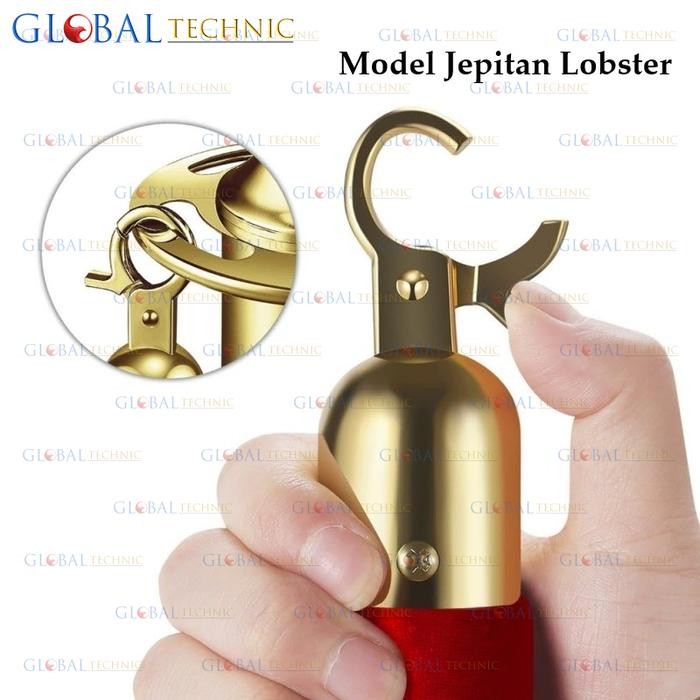 

TERMURAH Tali Tiang Antrian Flannel Velvet Ropes / Tali Bludru Dengan Pengait READY STOCK