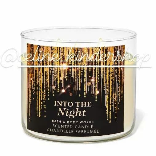 Bath and Body Works Into The Night 3 Wick Candle (Besar)