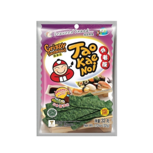 

TAO KAE NOI CRISPY SEAWEED JAPANESE SAUCE 15 GR
