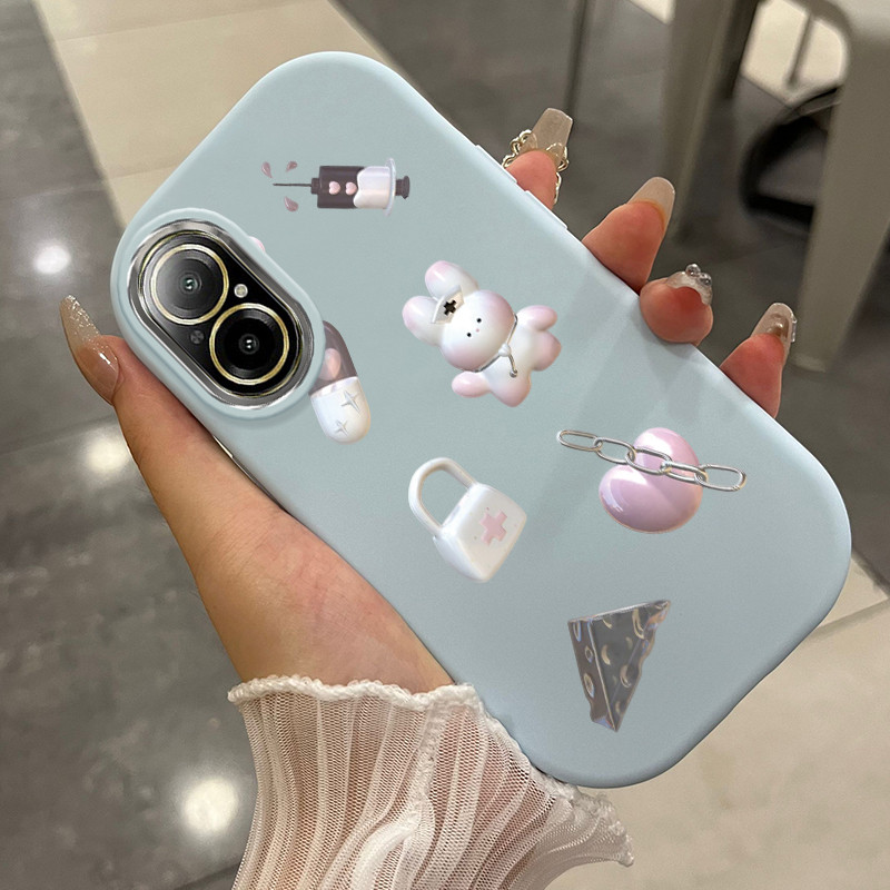 Casing Hp Untuk Realme C67 12 Lite Case Casing ponsel Cesing pelindung Silikon HP Kesing Dunia berua