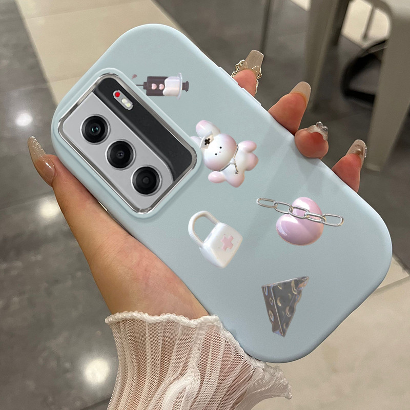 Casing Hp Untuk Tecno Camon 40 Case Casing ponsel Cesing pelindung Silikon HP Kesing Dunia beruang k