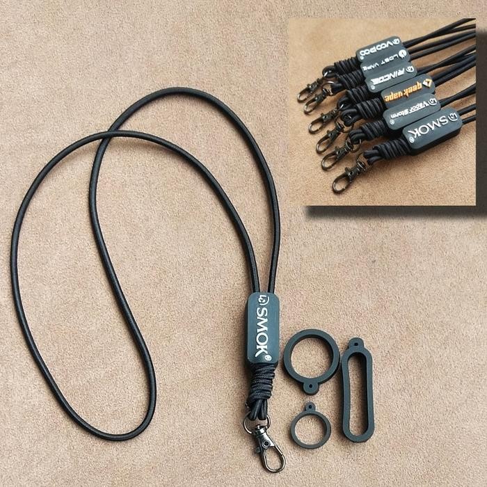 

Lanyard tali gantungan kalung free 3x ukuran karet 40mm 20mm 13mm