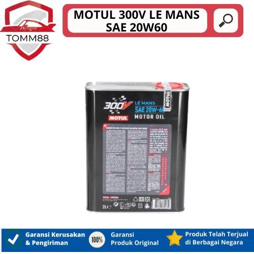 MOTUL 300V LE MANS SAE 20W60 ESTER CORE OLI MOBIL 2L /100% ORIGINAL