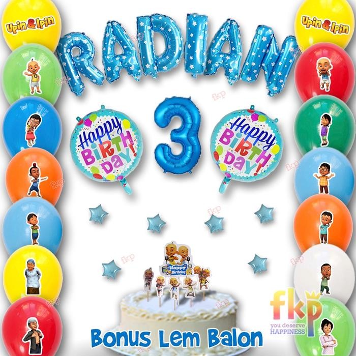 

Terlaris FUN KIDS PARTY Paket Balon Upin Ipin / Paket HBD UpinIpin / Ulang Tahun Tema Anak Soleh