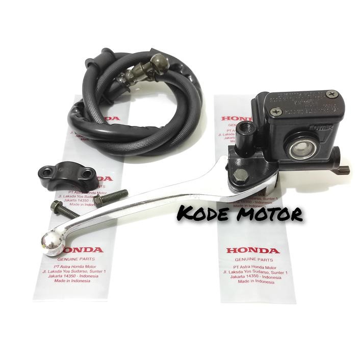 Master Rem Set Depan+Selang Rem Depan Honda Beat Karbu,Beat Fi, Beat E