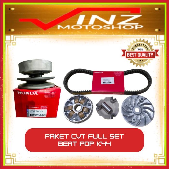 Paket Cvt Komplit Lengkap Full Set Motor Beat Pop Street Esp