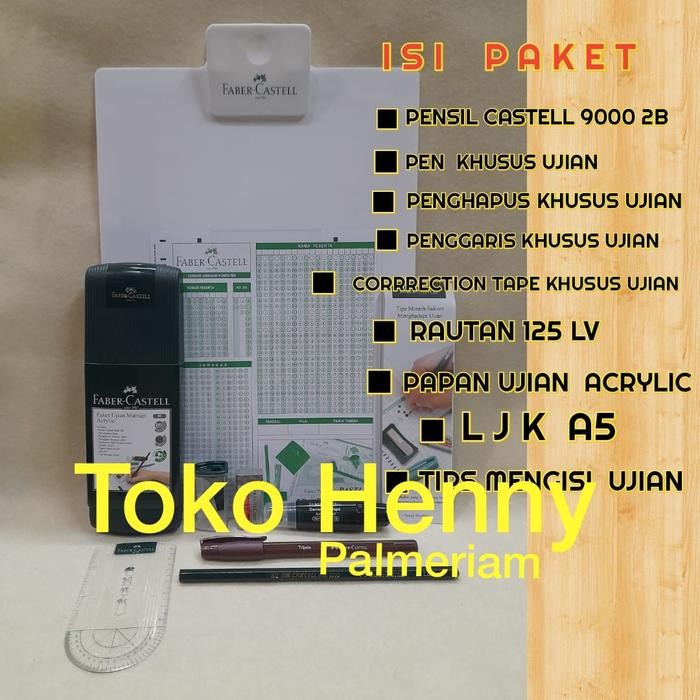 

Terbaru! Papan Jalan Acrylic Faber Castell .. + 1 Set Paket Mantap Ujian