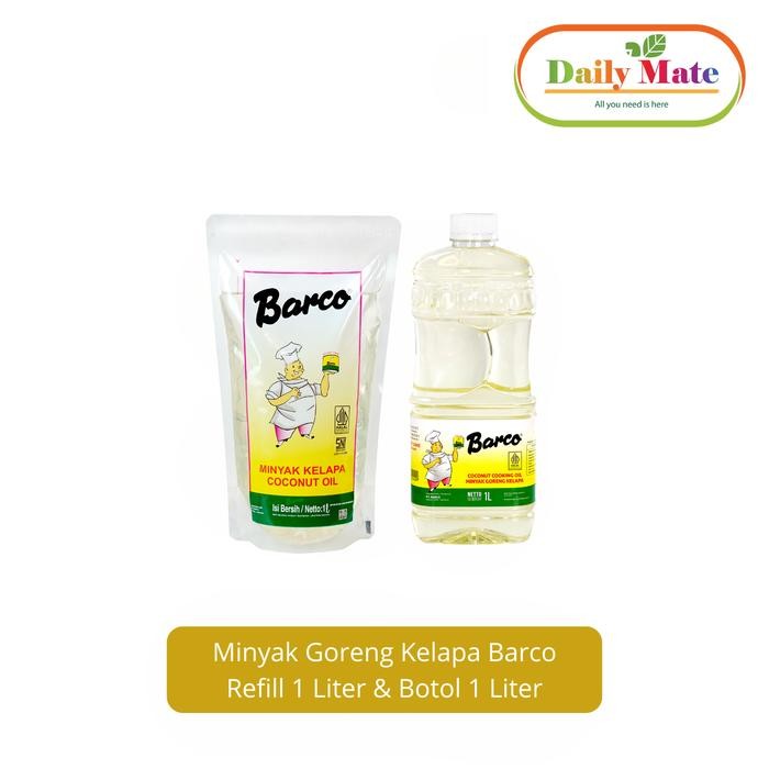 

Paket Minyak Goreng Kelapa Barco Pouch 1Ltr & Bottle 1Ltr