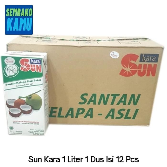 

Sun Kara Santan Kelapa 1 Liter - 1 Dus Isi 12 pcs